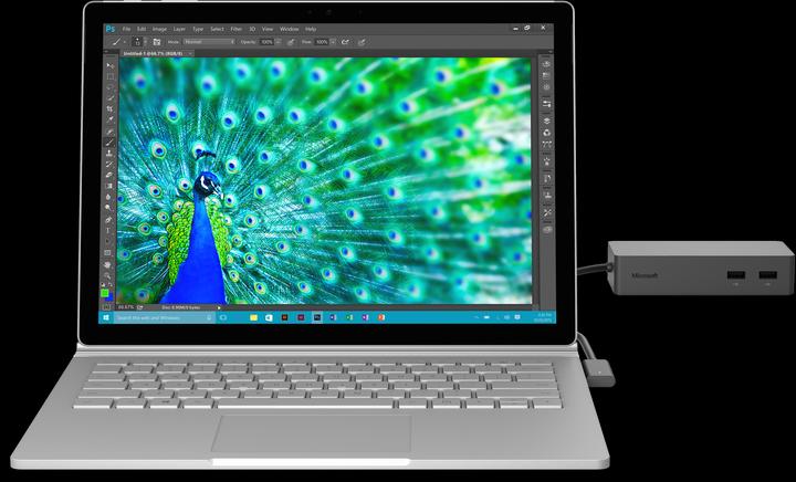 Microsoft Surface Book, SSD 128Go (13.50", Intel Core i5 6300U, 8 Go, 128 Go)