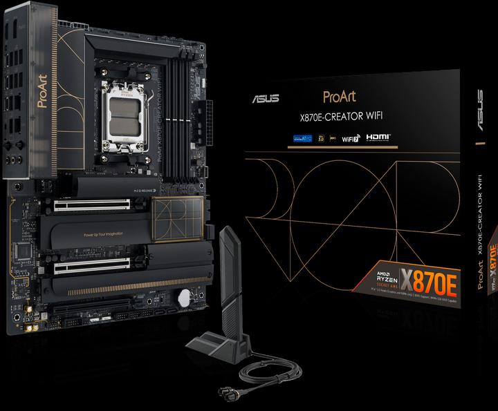 Actual product image ASUS ProArt X870E-CREATOR WIFI (AM5, AMD X870E, ATX)
