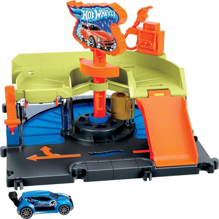 Actual product image Hot Wheels Downtown Car Wash Speed Clean
