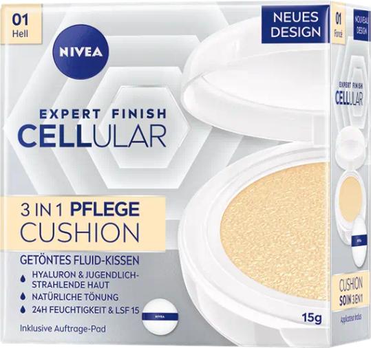 Image du produit NIVEA Cellular Expert Finish 3in1 Soin Cushion Clair (01 Bright)
