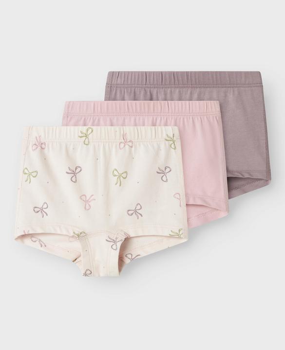 Immagine prodotto Name it Nmftights 3p Barely Pink Bow Noos (104, Confezione da 5 pezzi)
