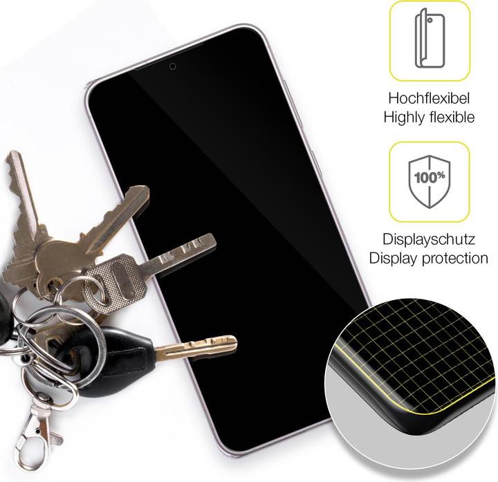 Actual product image Dipos 3D Full Cover Screen Protector (1 Piece, Samsung Galaxy S23+)