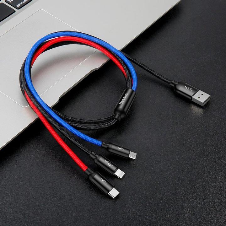 Immagine prodotto Baseus Tre colori primari 3 in 1 (0.30 m, USB 2.0)