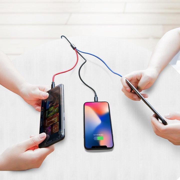 Immagine prodotto Baseus Tre colori primari 3 in 1 (0.30 m, USB 2.0)