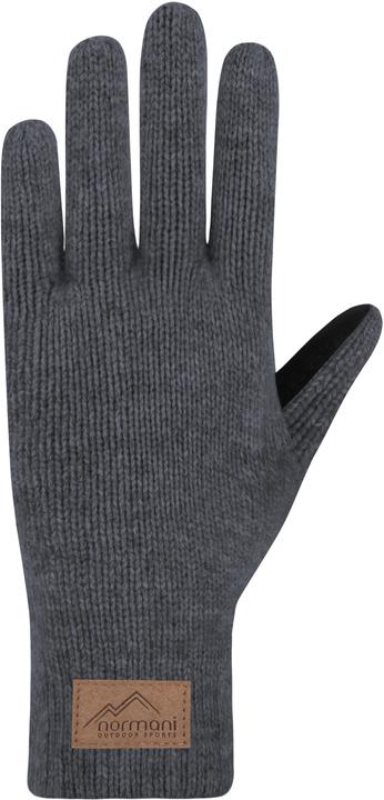Actual product image Normani Damen Merino Strick-Fingerhandschuhe mit Schafleder „Nakara" - 9643 (6.5)