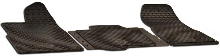 Walser Gummimatten für Ford Custom Tourneo BJ 13 dato, Custom Transit BJ 13 dato, Transit BJ 14 dato (1 Set à 3 Fussmatten)