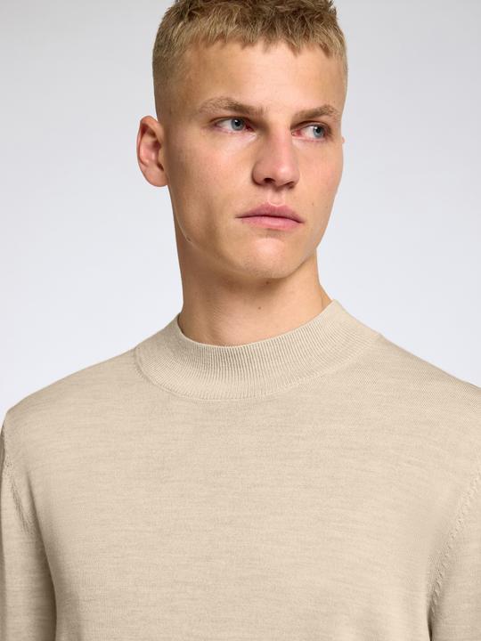 Actual product image Selected Homme Slhtray Ls Knit Merino Mock Neck Noos (XXL)