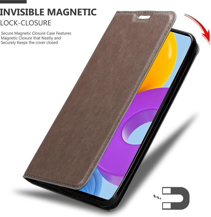 Actual product image Cadorabo Book Invis. Magnet sleeve (Samsung Galaxy M52 5G)