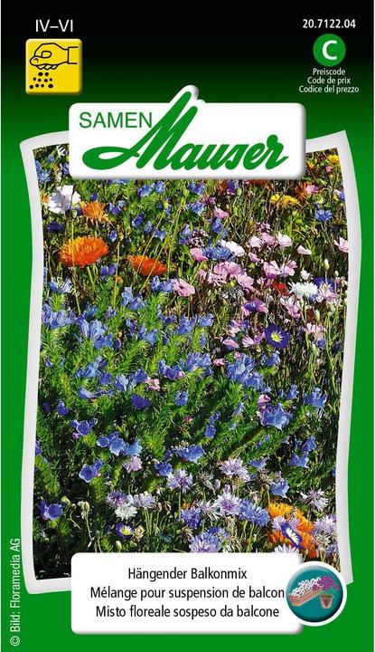 Image du produit Samen Mauser Mélange pour balcons suspendus (Graines de fleurs)