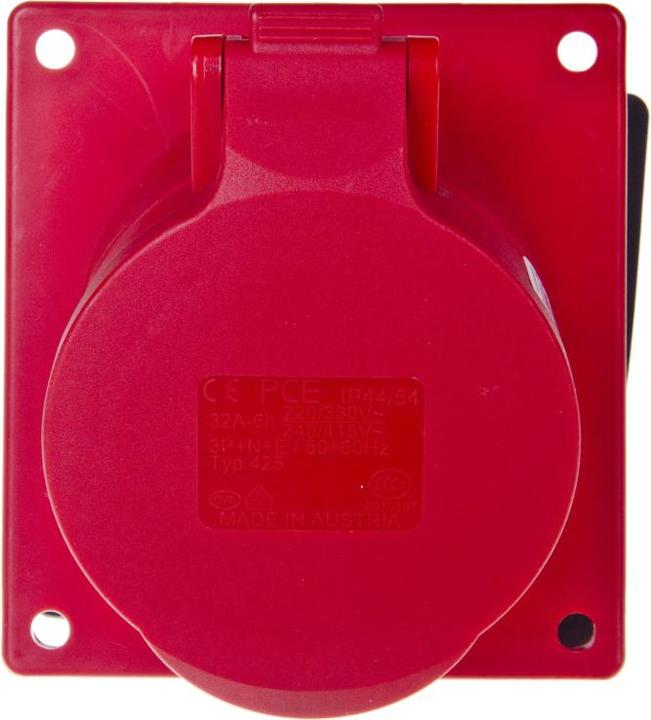 Actual product image PCE 425-6f9 Mounting box angled 32A 5p 6h IP44/54