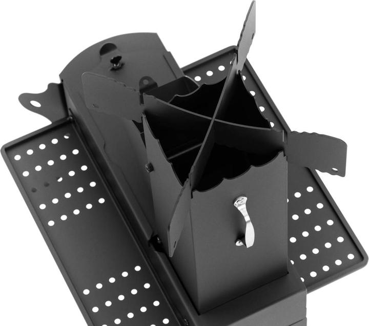 Produktbild Uniprodo Raketenofen Rocket Stove zusammenklappbar Outdoor Holzofen Campingofen Stahl