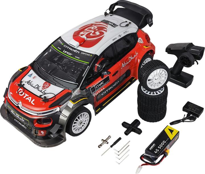 Produktbild Amewi Hyper Go Citroen C3 WRC Rallye brushless 4WD 1:7 ARTR (ARR Almost-Ready-to-Race)
