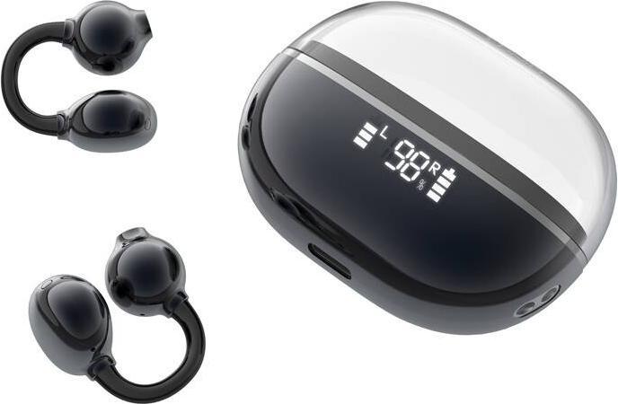 Actual product image Ldnio OWS T08 in-ear headphones (dark blue) (12 h, Cable)