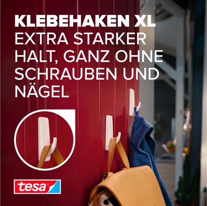 Actual product image tesa Powerstrips adhesive hook XL