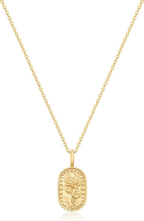 Immagine prodotto Glanzstücke München Collana da donna fiore di nascita July Lotus - 37210 (Argento, 40 - 45 cm)