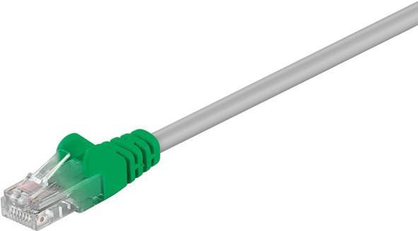 Produktbild Goobay CAT 6 Crossover-Patchkabel, U/UTP, Grau, Grün, Grau-Grün, 3 m (U/UTP, CAT6, 3 m)