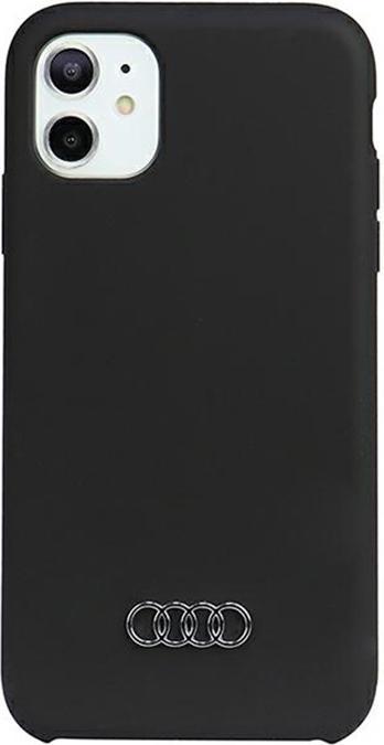 Produktbild Audi Silicone Case iPhone 12/12 Pro 6.1" czarny/black hardcase AU-LSRIP12P-Q3/D1-BK (Apple iPhone 12)