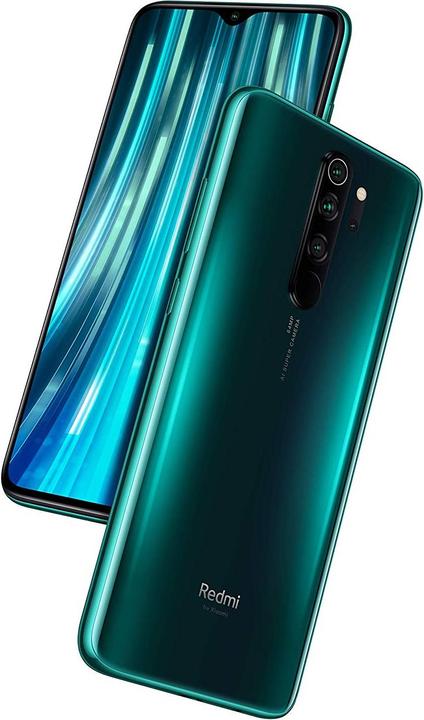 Produktbild Xiaomi Redmi Note 8 Pro (128 GB, Forest Green, 6.53", Hybrid Dual SIM, 64 Mpx, 4G)