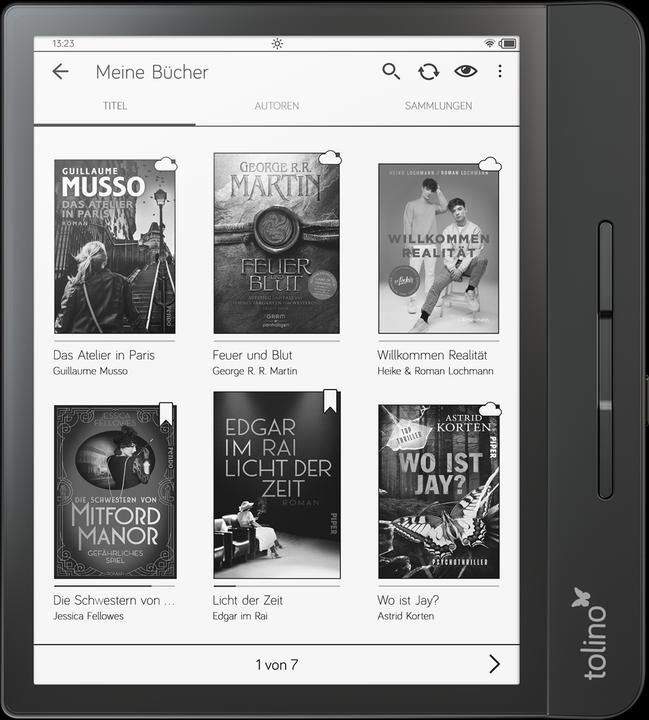 Image du produit tolino epos 2 (8", 8 Go, Noir)