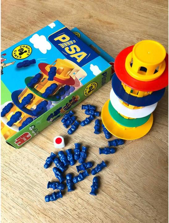 Actual product image Jumbo Tower of Pisa Travel Games (German, French, English)