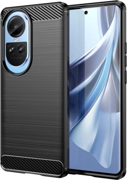 Screenguard Oppo Reno10 5G Scafo Carbonio Spazzolato Morbido TPU (OPPO Reno 10)