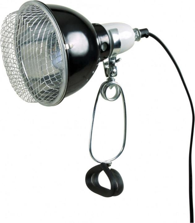 Trixie Reptiland reflector clamp light with protective grid