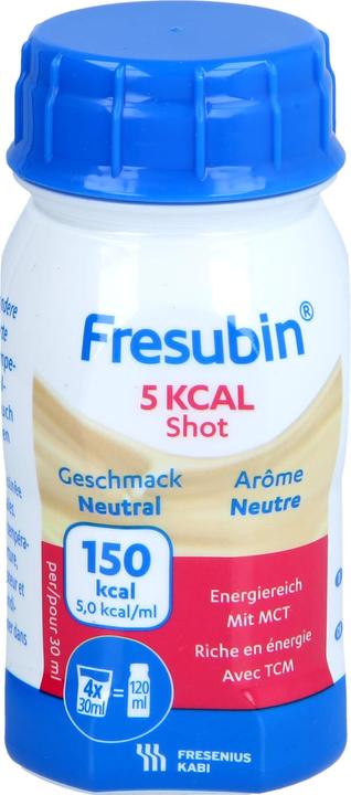 Produktbild Fresubin 5 kcal Shot Neutral (4x120ml) (Neutral, 1 x)