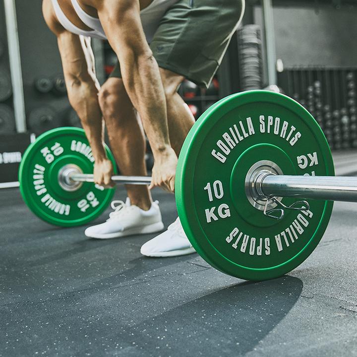 Produktbild Gorilla Sports Bumper Plates (2 x 5 kg, 2 x 10 kg)