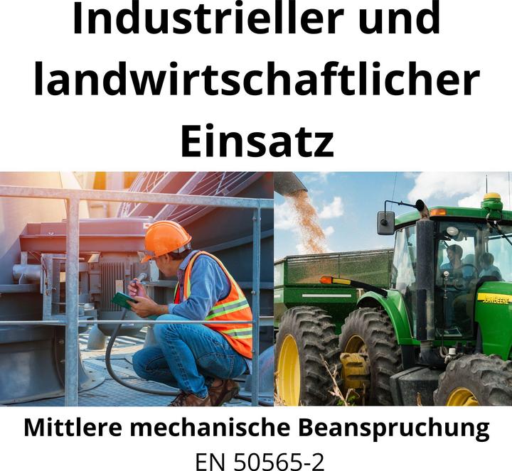 Produktbild Lapp 10 Meter 1600151 H07RN-F 7x1,5 mm² Gummileitung flexibel mit Schutzleiter I UV-resistentes Kabe (10 m)