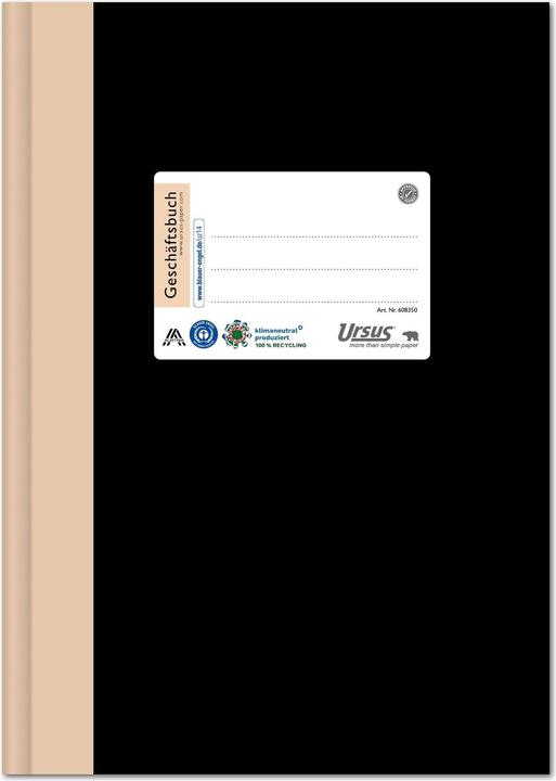 Actual product image Ursus Business notebook A4, blank (A4, Plain)