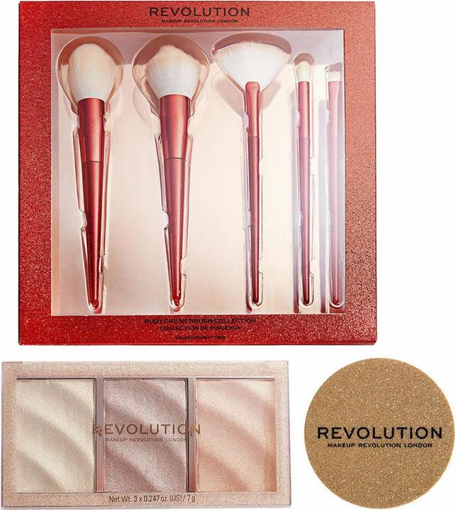 Makeup Revolution Revolution Makeup 3 Piece Highlighter Set