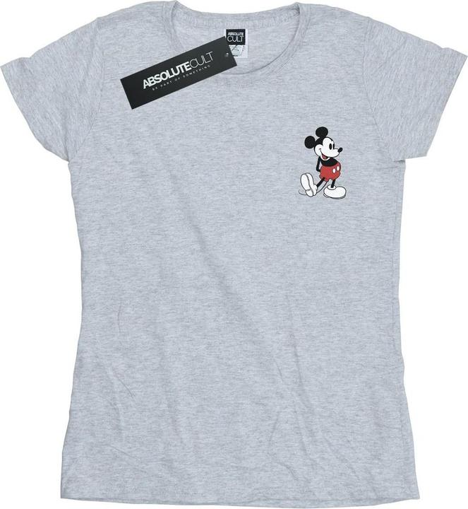 Disney Mickey Mouse Kickin Retro Chest TShirt (S)