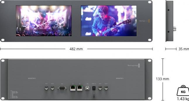 Produktbild Blackmagic SmartView Duo 2 (8", SVGA)