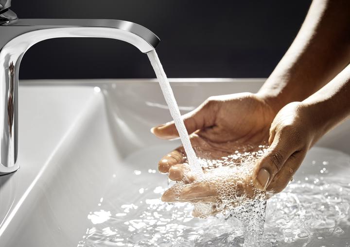 Actual product image hansgrohe Vivenis Waschtischmischer 110 (chrom) mit Ablaufgarnitur
