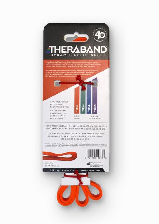 Image du produit TheraBand Bande à haute résistance orange (légère) (1.04 m, Léger)