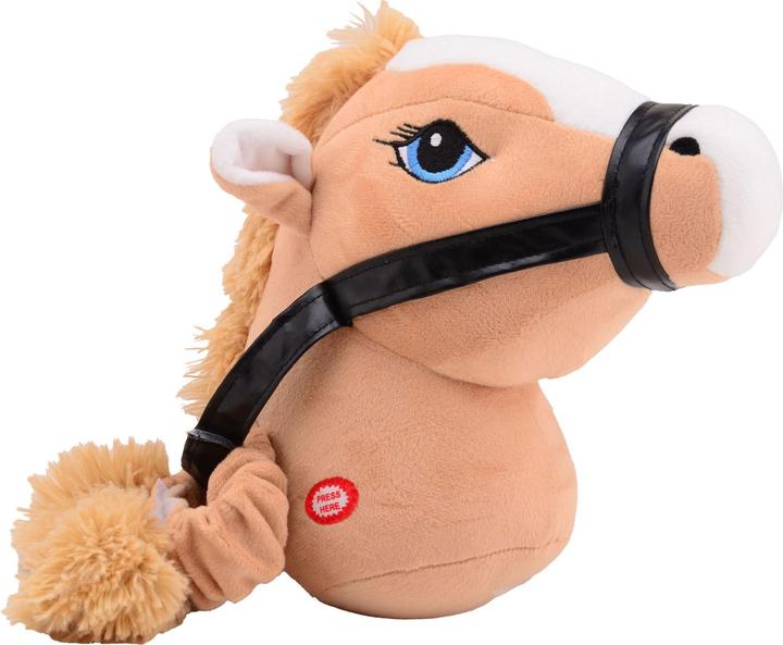 Johntoy Holly Horse Pferdekopf Hellbraun mit Gummizug