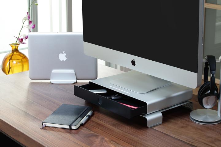 Produktbild Just Mobile iMac Ständer mit Schublade