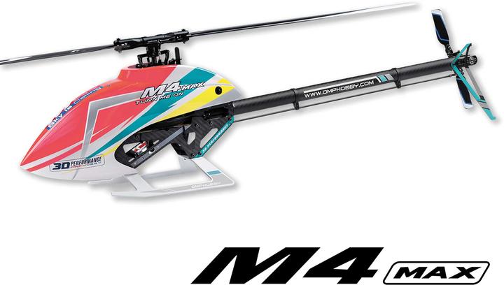 Image du produit OMP Hobby Hélicoptère M4 Max Combo rouge, en kit