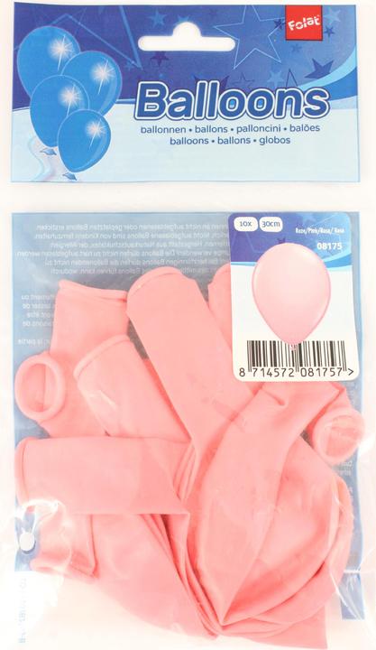 Produktbild Folat Rosa Luftballons (10 x)