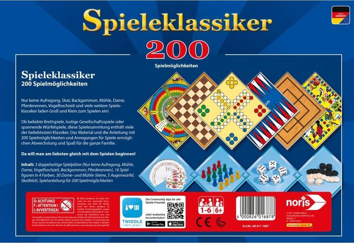 Produktbild Noris Spieleklassiker 200 Spielmöglichkeiten (Deutsch)