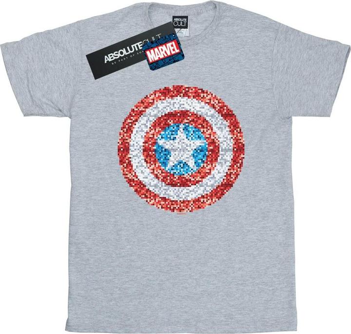 Captain America Pixelated Shield TShirt (XL)