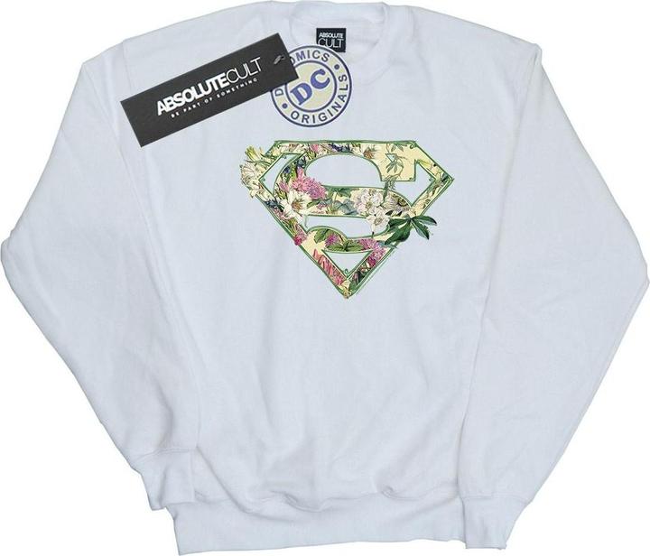 Produktbild Supergirl Floral Shield Sweatshirt Mädchen (104)