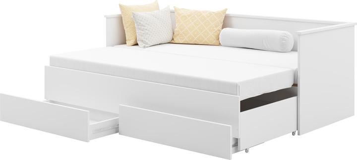 Image du produit ADRK Furniture Lit double avec matelas HELA II 200x80 (200 x 80 cm)