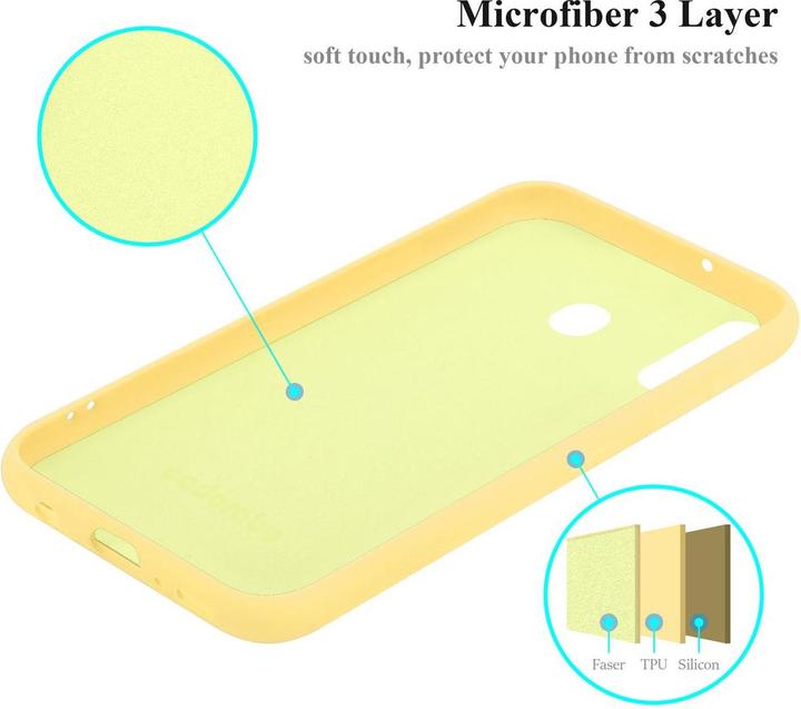 Actual product image Cadorabo TPU Liquid Silicone Case Cover (Samsung Galaxy A40s, Samsung Galaxy M30)
