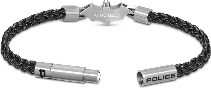 Immagine prodotto Police Bracciale Batarang (21.50 cm, Acciaio inossidabile, Cuoio)