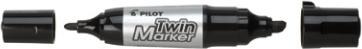 Image du produit Pilot Marqueur permanent "Twin Marker Jumbo", noir (Noir, 7 mm, 1 x)