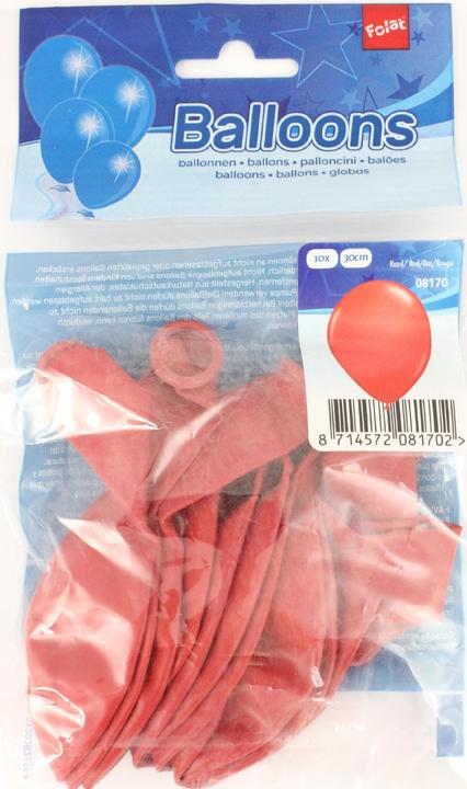 Actual product image Folat Red balloons (10 x)