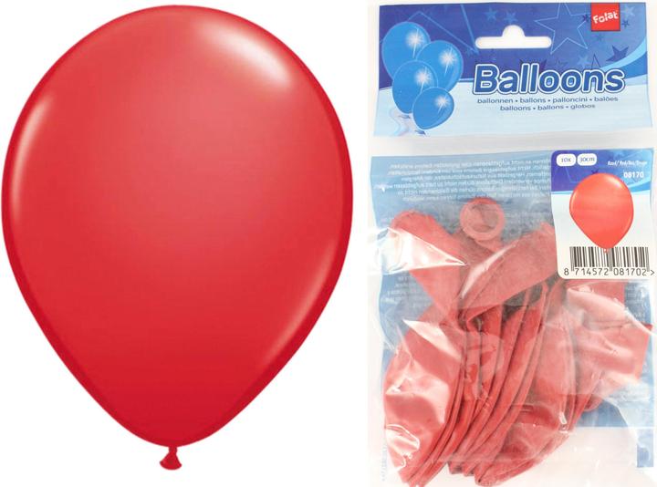 Actual product image Folat Red balloons (10 x)