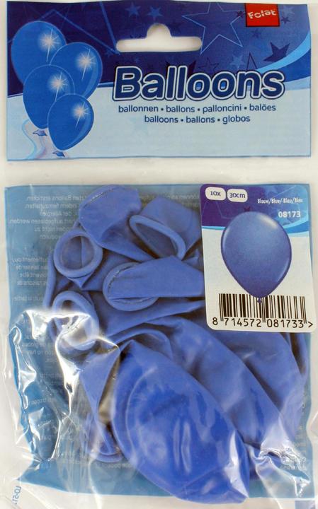 Produktbild Folat Dunkel blaue Luftballons (10 x)
