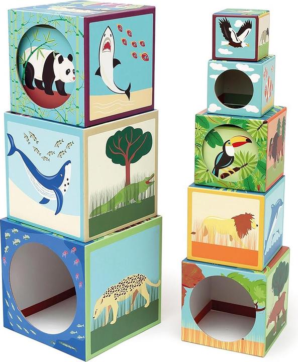Actual product image Scratch Stack Pyramid Zoo Animals
